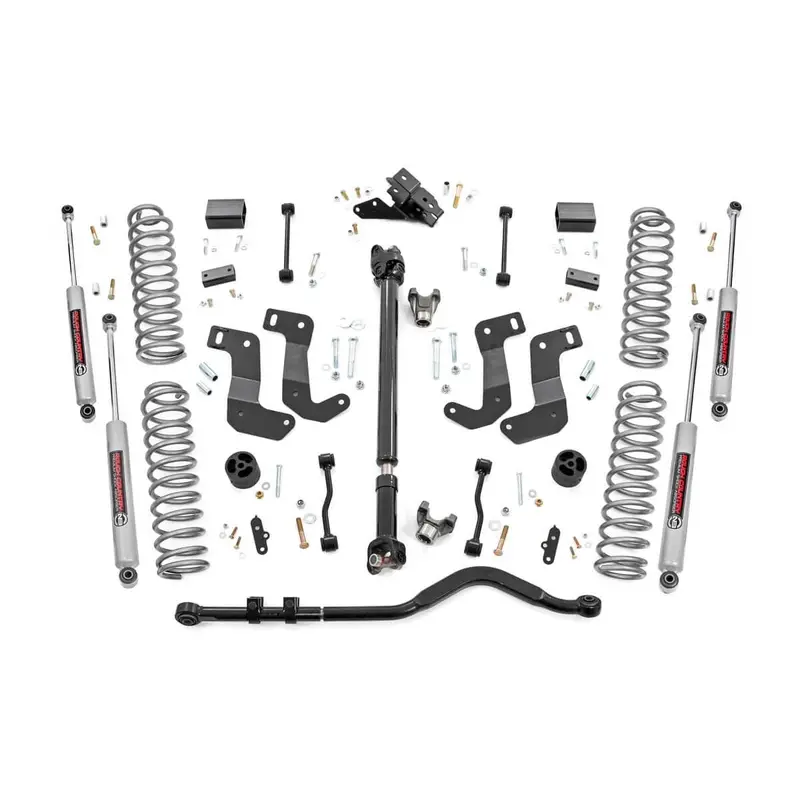 3.5 Inch Lift Kit | C/A Drop | FR D/S | Jeep Wrangler Unlimited Rubicon (18-23) | 69031