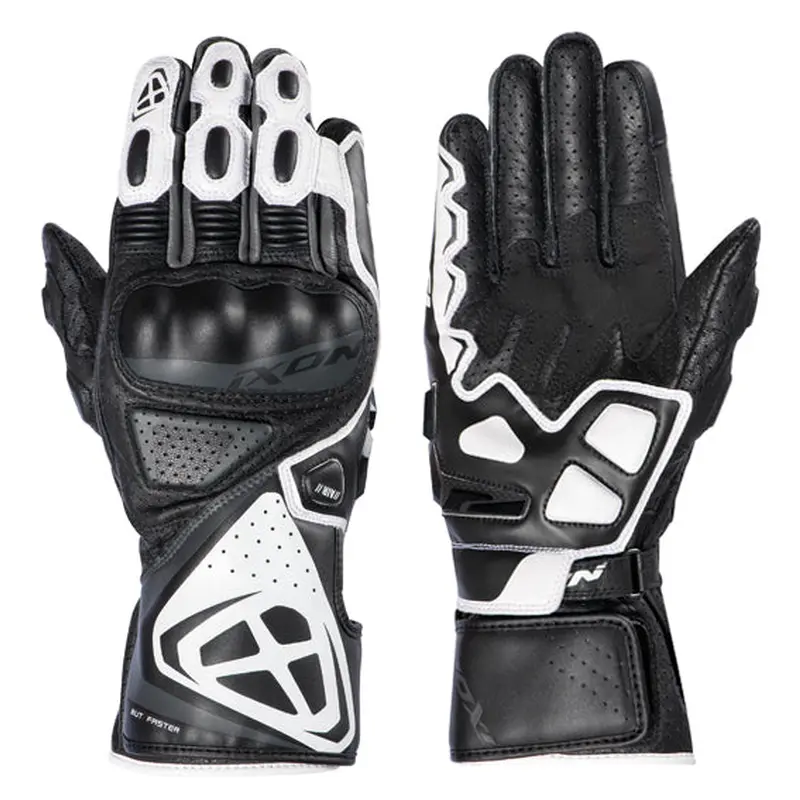 Ixon GP5 AIR Glove Black/White - Sport Leather