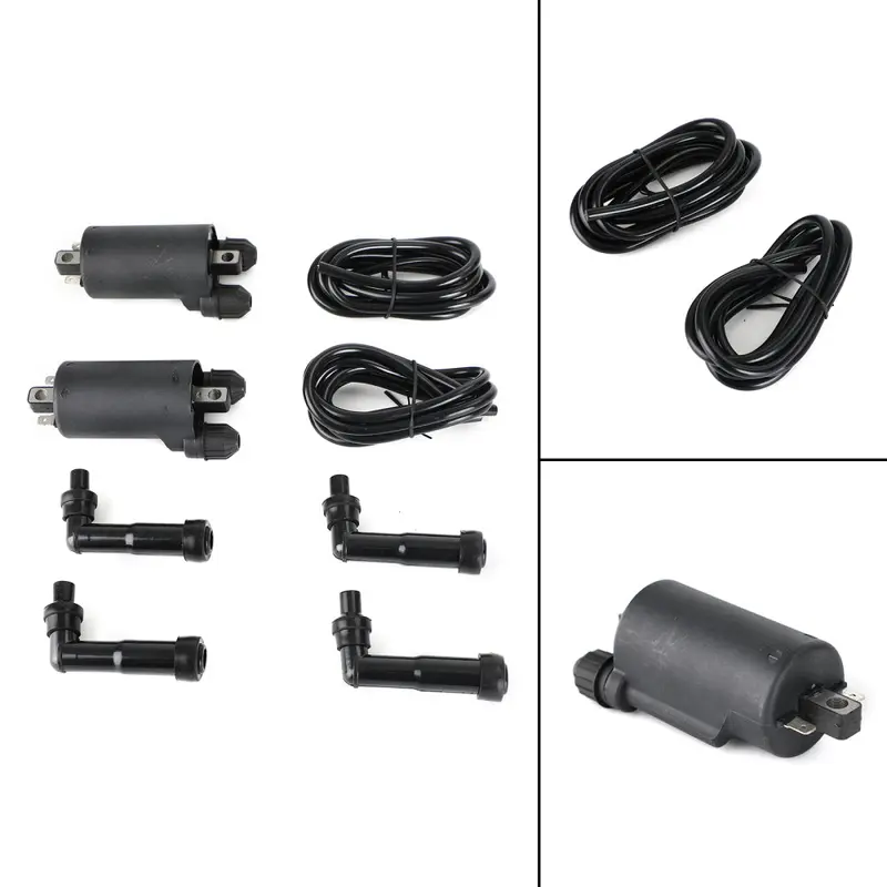 lgnition Coils Caps and Wire for Honda CB650 CB650C CB650SC GL1100 GL1200 Generic