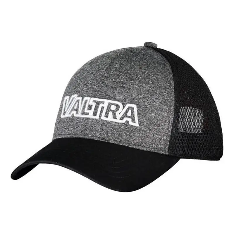 Valtra Sport Cap  3D Logo, Mesh Back, Adjustable Snapback | Grey/Black | V42805800