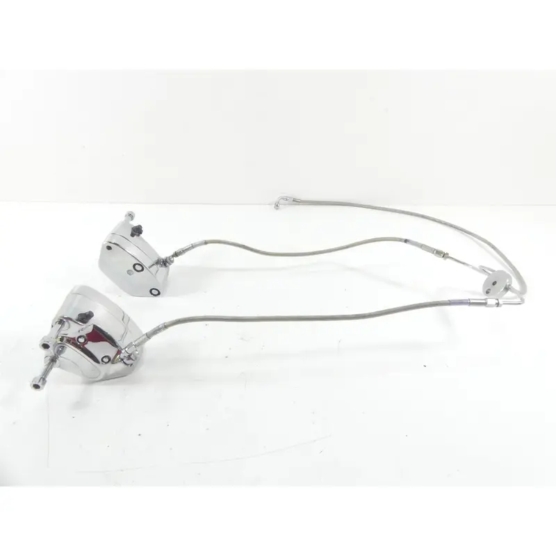 1997 Harley Dyna FXDS Super Glide Conv Front Chrome Brake Caliper Set 44023-83C