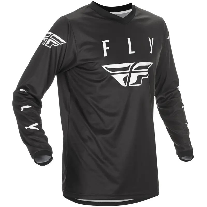 Fly Universal Jersey Black/White Xl