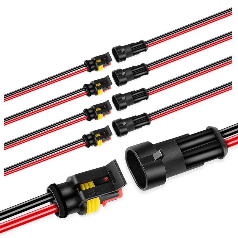 5Pack 2-Pin Way 16AWG Wire 1.5mm Series Terminal Connector