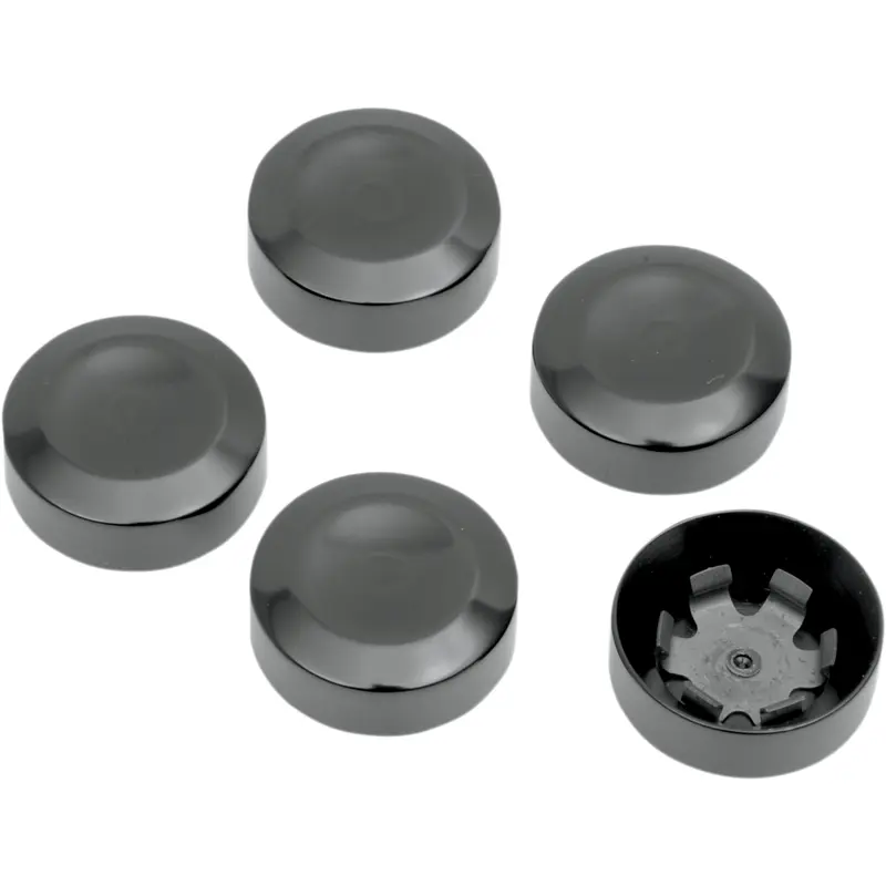 DRAG SPECIALTIES Rear Pulley Bolt Cover - Black D26-0152B