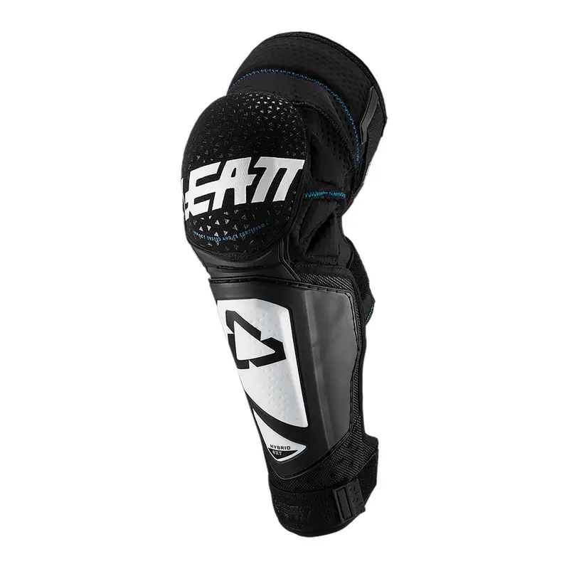 Leatt 3DF Hybrid Junior Knee & Shin Guard Exensiont - White / Black