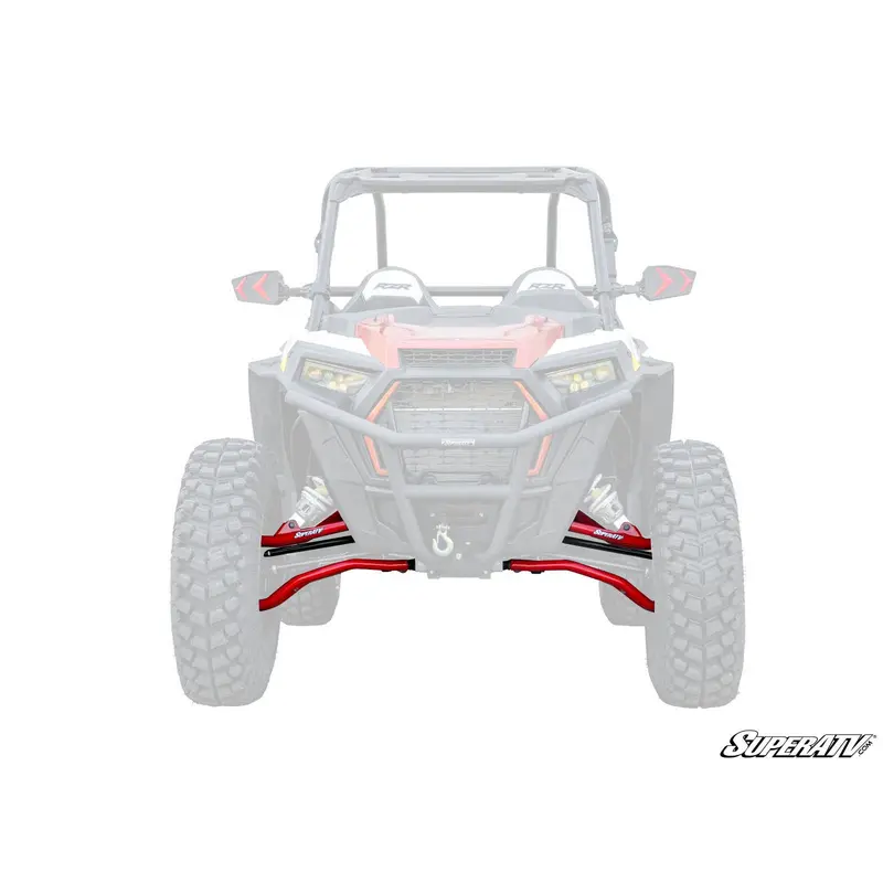 SuperATV Polaris RZR XP Turbo High Clearance 2" Forward Offset A Arms