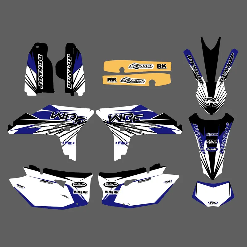 Motorcycle Team Graphics Decals Stickers For YAMAHAWR450F 2012-2015
