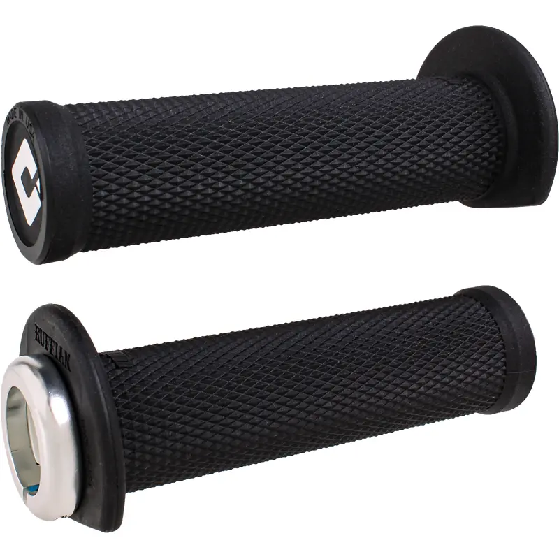 Atv/Pwc Ruffian Lockon Grip 125mm Black/Silver