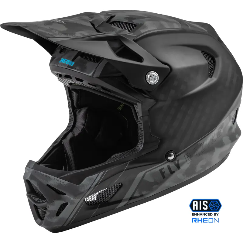 FLY RACING Youth Werx R Carbon Helmet Matte Camo Carbon Yl - 73-9225YL