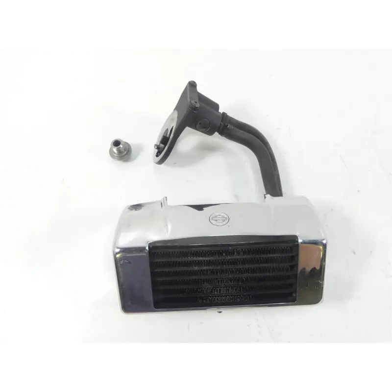 2007 Harley Touring FLHR SE CVO Road King Oil Cooler Radiator + Adapter 63068-07