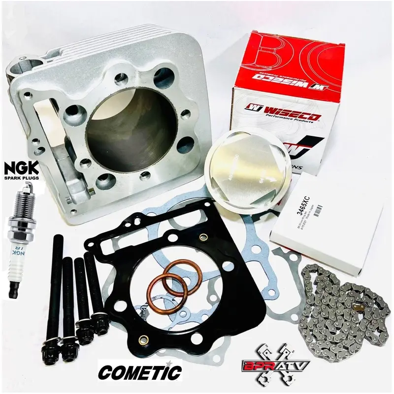 Honda XR400 XR400R 87mm Big Bore Kit +2 Cylinder 416 Top End Rebuild Assembly