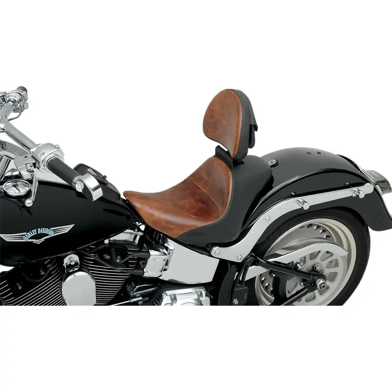 SADDLEMEN Lariat Backrest - Distressed Brown - FL '06-'17 11567B