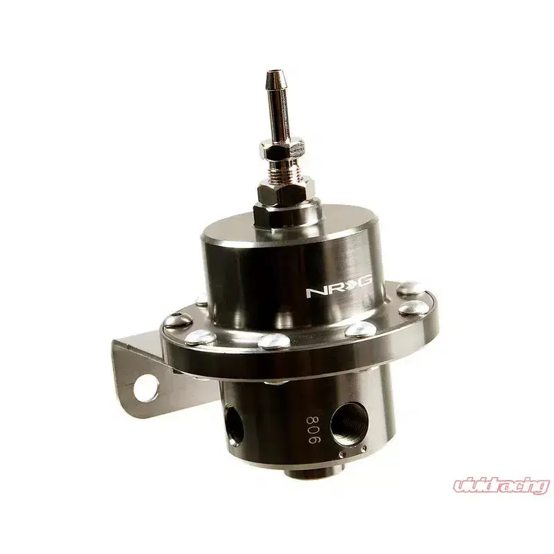 NRG Black Chrome Double Diaphragm Fuel Regulator Universal