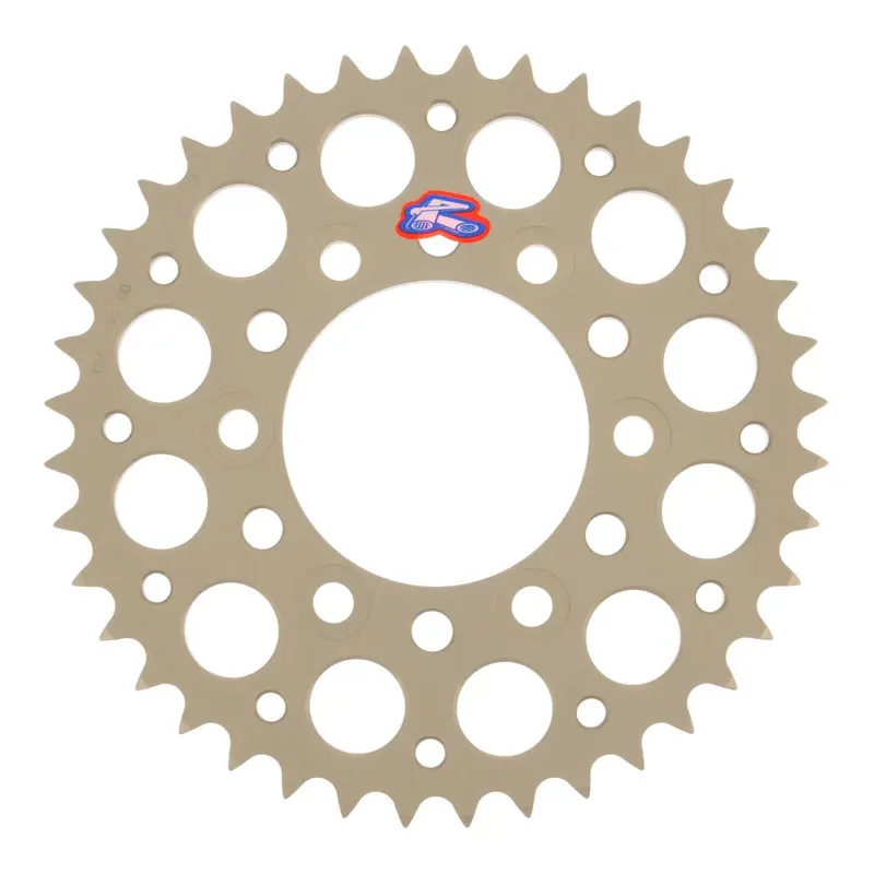 Renthal Sprocket Rear Silver 40T Alloy 7075 T6 Grooved Kawasaki