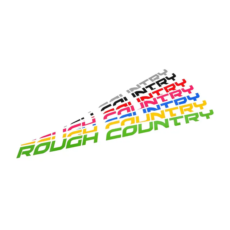Rough Country Decal | 27 Inch Fender | Orange | 84170OG