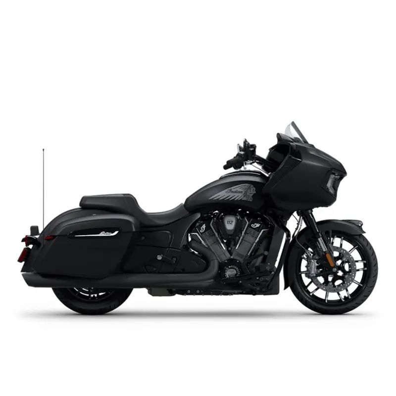 New 2025 Indian Motorcycle Challenger Dark Horse 112 Black Smoke
