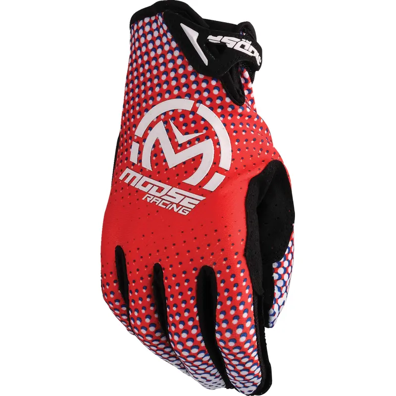 MOOSE OFFROAD SX1 Gloves - Red/White/Blue - 3XL 3330-8065