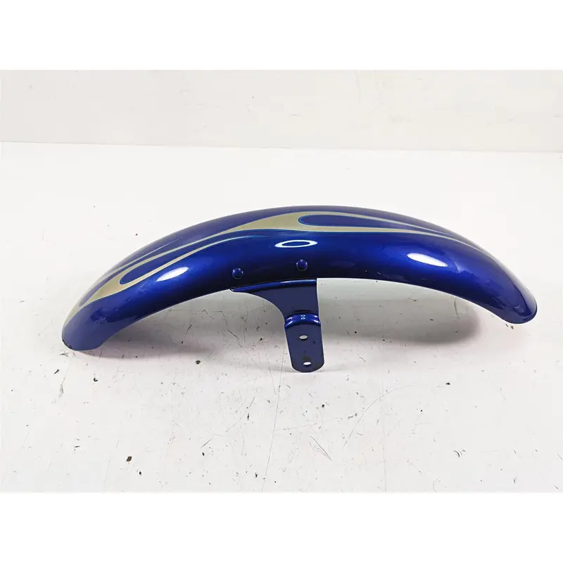 2009 Harley FXCWC Softail Rocker C Front Fender Flame Blue Pearl Deluxe 60158-08