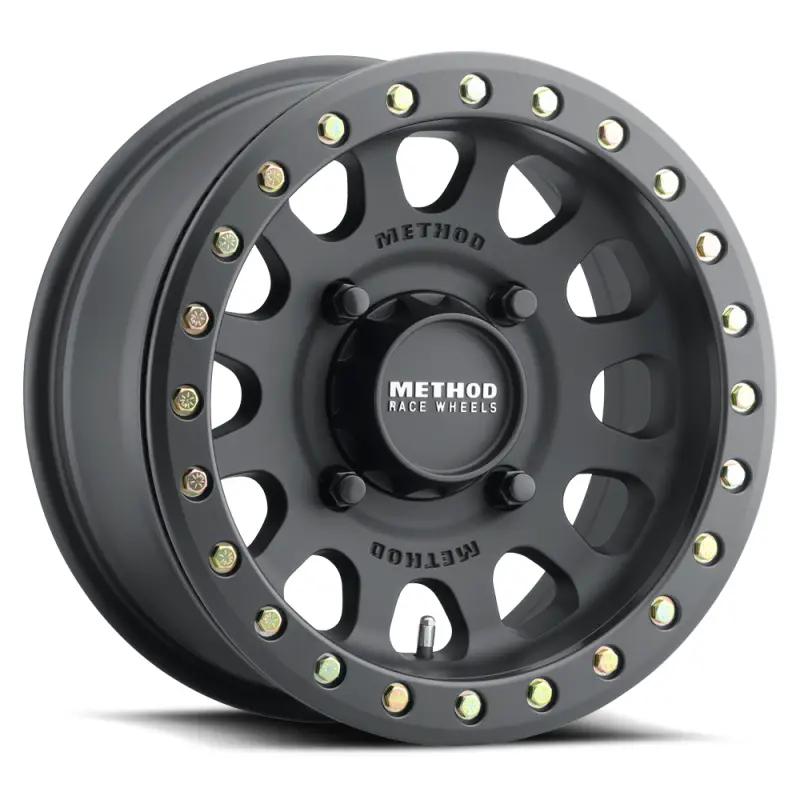 Method MR401 UTV Beadlock 15x7 / 5+2/38mm Offset / 4x156 / 132mm CB Matte Black Wheel