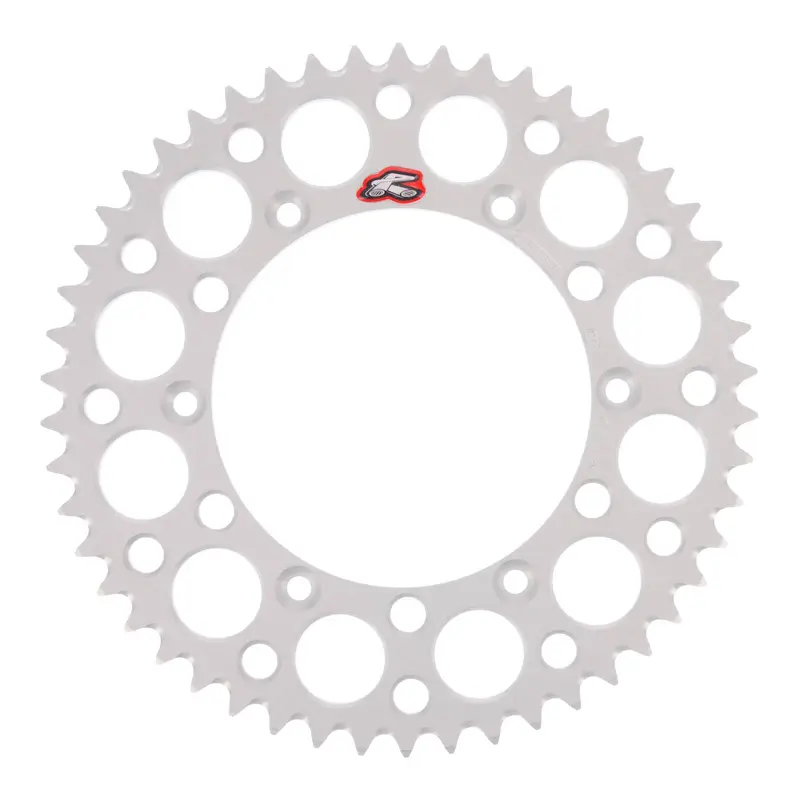 Renthal Sprocket Rear Silver 50T Alloy 7075 T6 Grooved GasGas