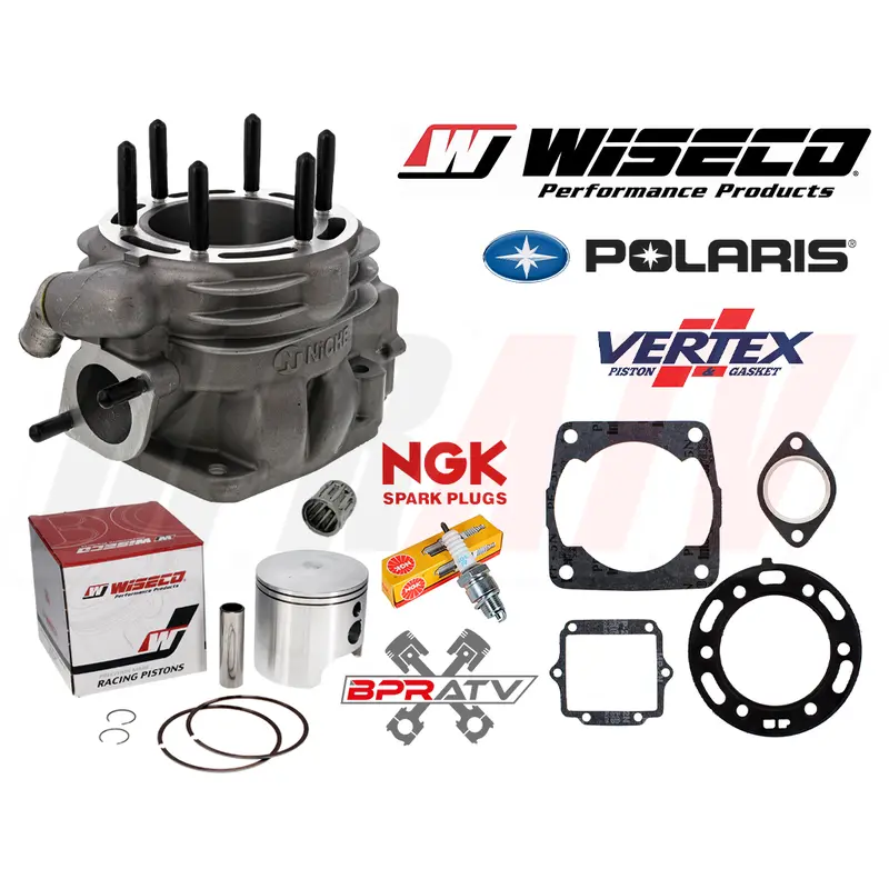 Polaris Xplorer 400 Cylinder WISECO Piston VERTEX Gasket NGK Top End Rebuild Kit