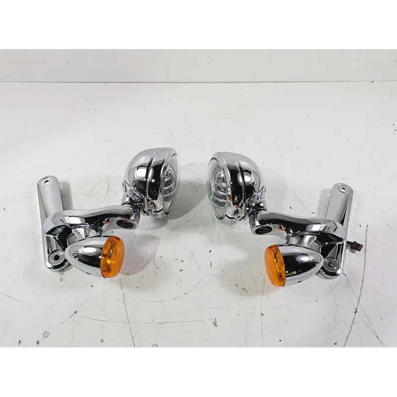 2015 Harley Touring FLHTKL E -Glide Low Front Spot Light Blinker Set 68000021