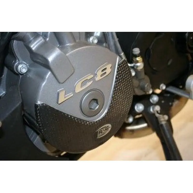R&G Racing Carbon Fibre Engine Case Sliders LHS For 2005-2008 KTM 950 Supermoto