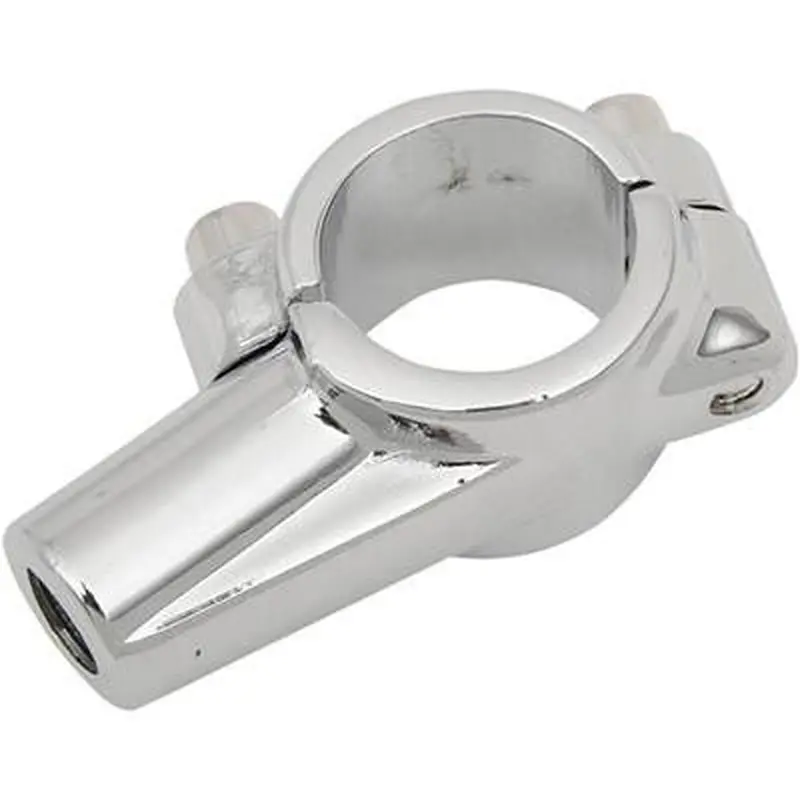 Universal Mirror Mount - 7/8 Inch - Chrome - Left - (0641-0189)