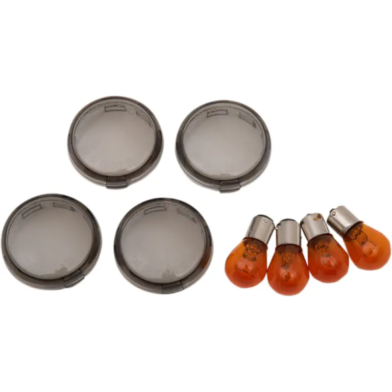 Ensemble de Clignotant  Lentille Fume Harley Davidson - Drag Specialties