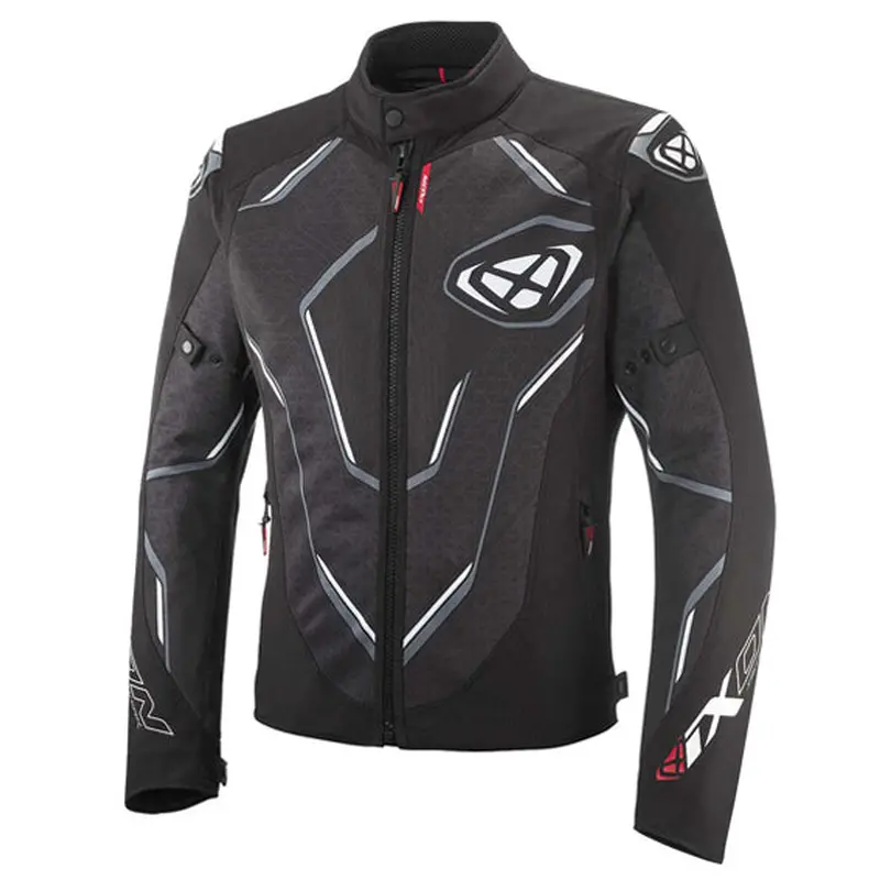 Ixon DEMONIAK Jacket Blk/Wht - Sport Textile