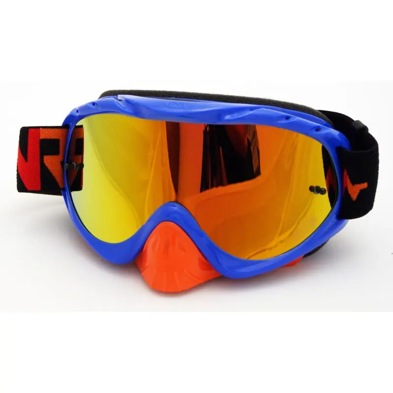 RNR HYBRID BLUE/ORANGE MIRRORED LENS, BLUE/ORANGE KTM GOGGLE, GH446M, MIRRORED LENS