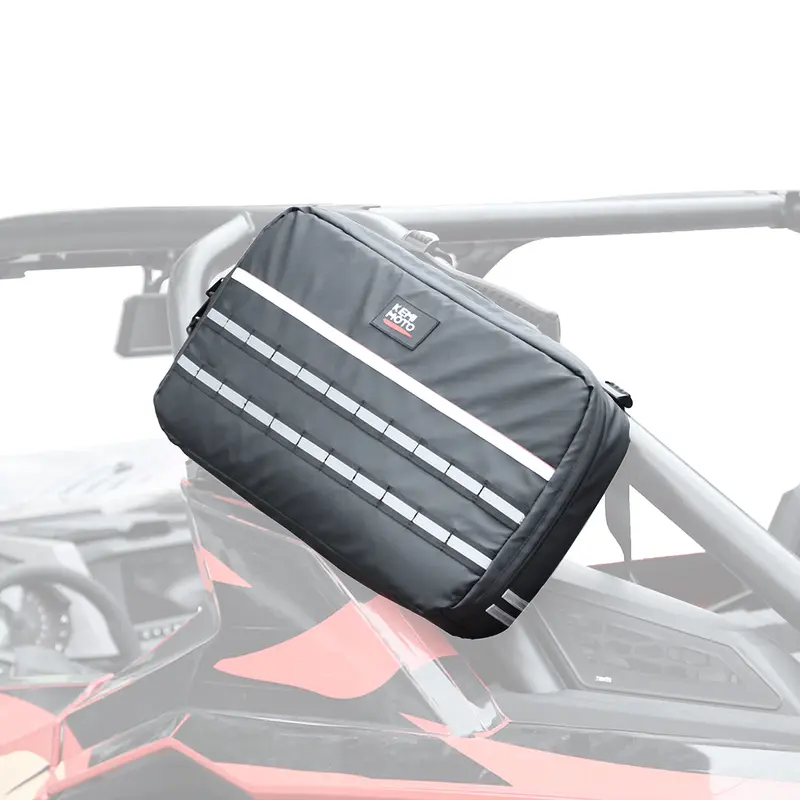 UTV ATV Drive Belt Storage Bag with Tool Roll for Can-Am, Polaris