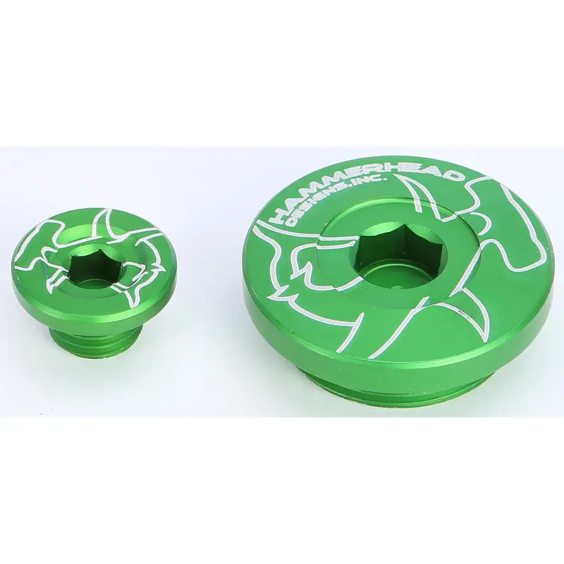 HAMMERHEAD ENGINE PLUGS GREEN KX250F '11-13 KX450F '09-13 32-0342-00-30