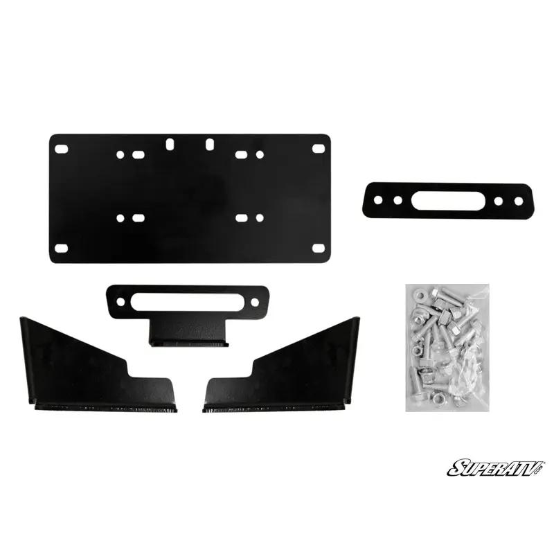 SuperATV Kawasaki Mule Pro Winch Mounting Plate