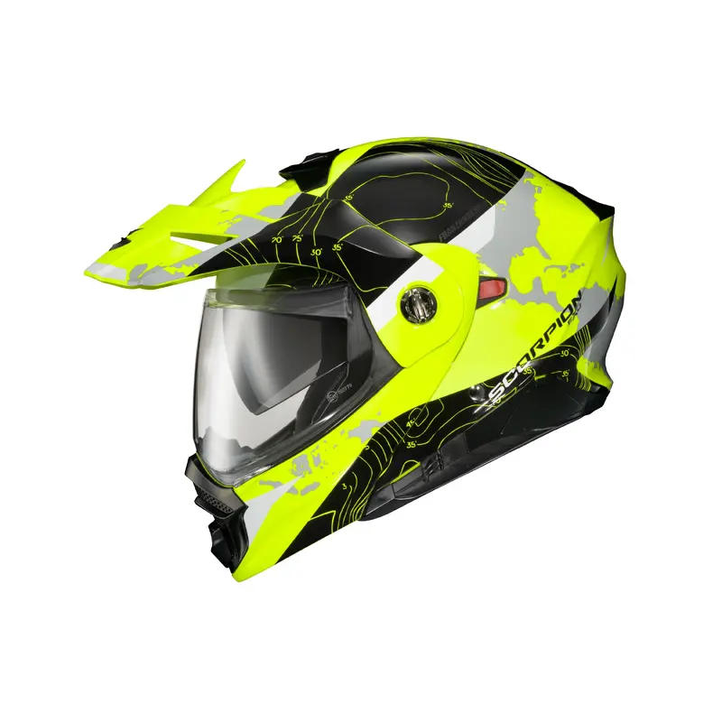 Exo At960 Modular Helmet Topographic Hi Vis/Black Xl