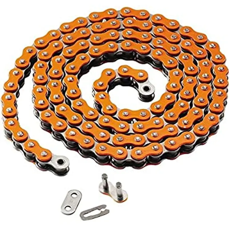 Motocross bike 125cc - 500cc RK coloured chain - Solid Orange