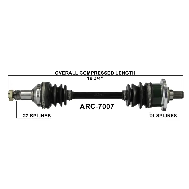 2005 Arctic Cat 250 300 400 500 Front CV axle left or right TrakMotive ,  ARC-7007