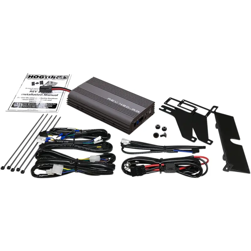 Hogtunes - 4-Channel Amplifier Kit - '98-'13 FLTR REV 450-AA