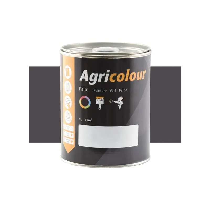 Agricolour - Grey Gloss Paint 1L Tin - Sparex Part No. S.82858