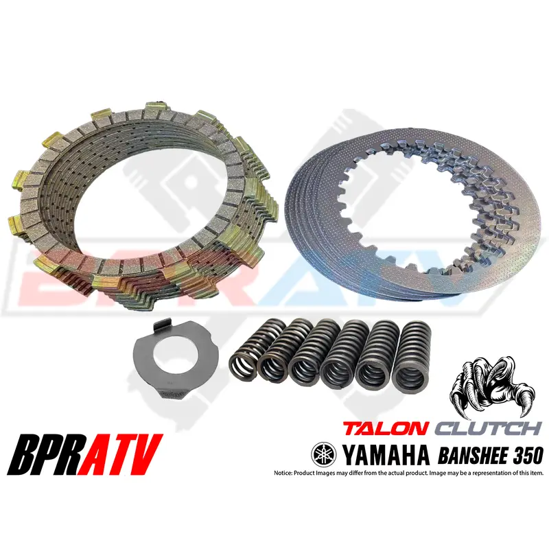 BPR ATV Yamaha Banshee YFZ 350 Heavy Duty Steel Fibers Springs Plate Clutch Kit