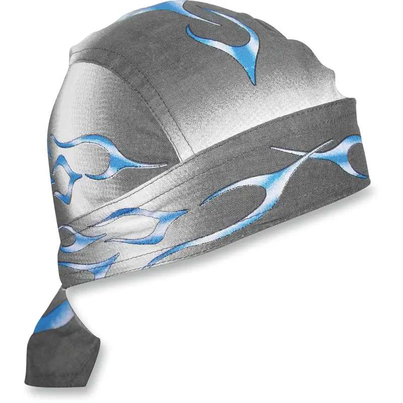 ZAN HEADGEAR Flydanna? Head Wrap - Blue Tank Flame Z354