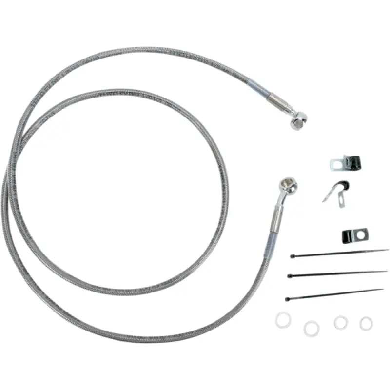 Ensemble de Flexible de Frein Avant Allong de Moto Harley Davidson - Drag Specialties