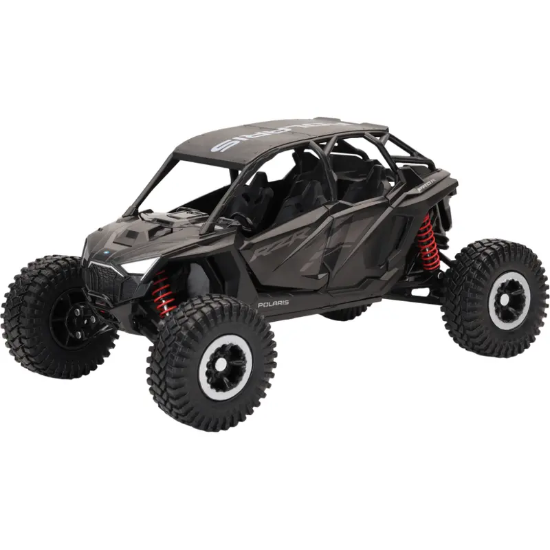 New-Ray 1:18 Scale Polaris RZR Pro R4 Rock Crawler Stealth Black Replica Toy