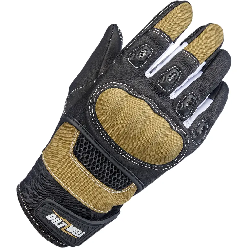 BILTWELL Bridgeport Gloves - Tan - Small 1509-0901-302