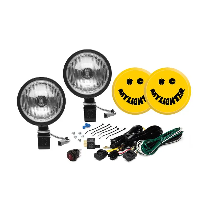 KC HiLiTES 6" Daylighter Halogen - 2-Light System - 100W Spread Beam 234