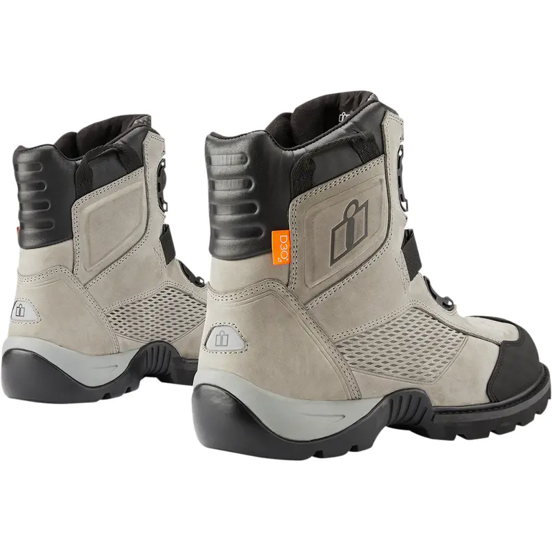 ICON Stormhawk Boots - Gray - Size 9 3403-1176