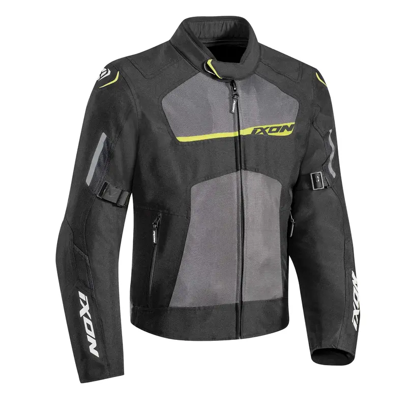 IXON RAPTOR JKT BLK/GRY/BYL L