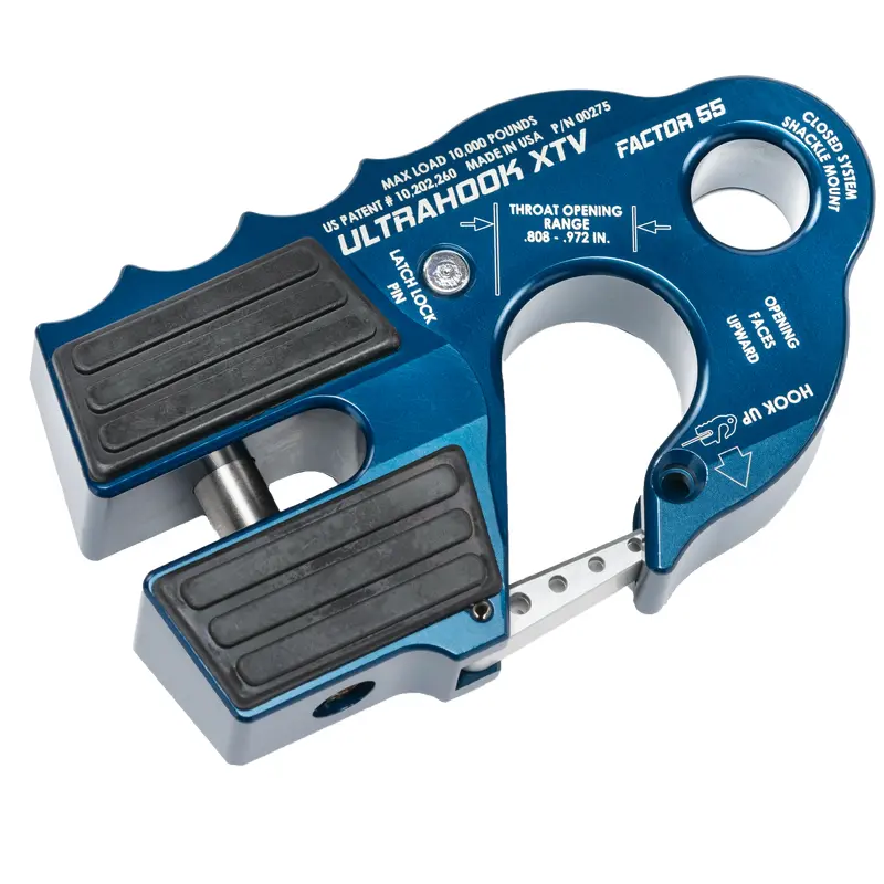 Ultrahook Xtv Winch Shackle Mount Blue