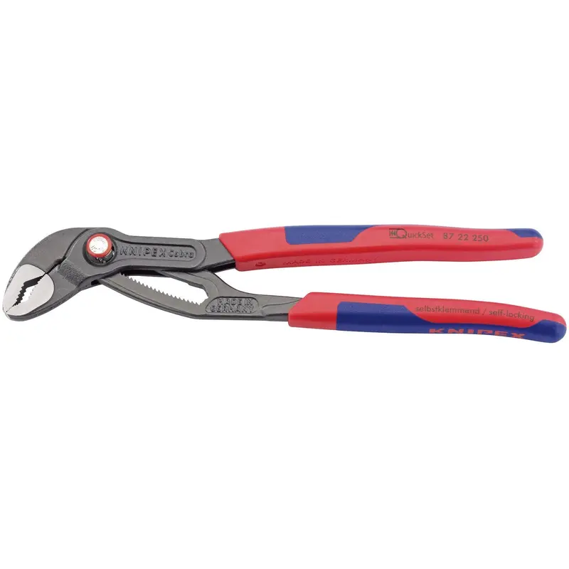 Draper Knipex Cobra 87 22 250 Quickset Waterpump Pliers, 250mm - 87 22 250