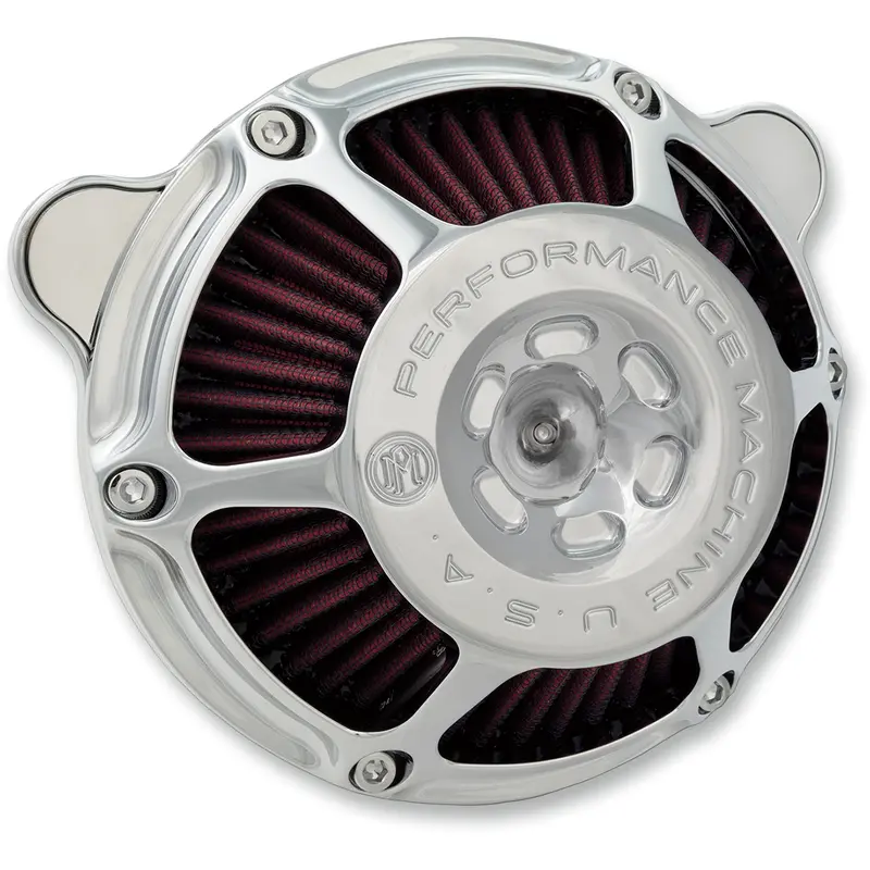 PERFORMANCE MACHINE (PM) Max HP Air Cleaner Kit - Chrome 0206-2078-CH